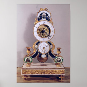 Póster Decimal and duodecimal clock