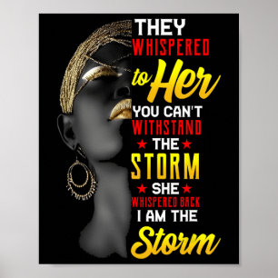 Poster Décimo Junho Eu Sou A Tempestade Mulheres Negras H