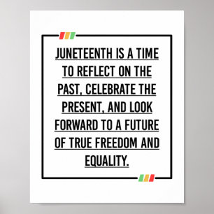 Poster Décimo Junho, Liberdade da Afro-Americana.