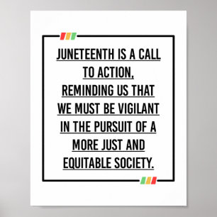 Poster Décimo Junho, Liberdade da Afro-Americana.