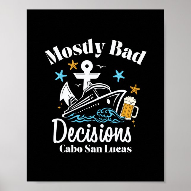 Poster Decisões Mostly D Cabo San Lucas Spring Break  (Frente)