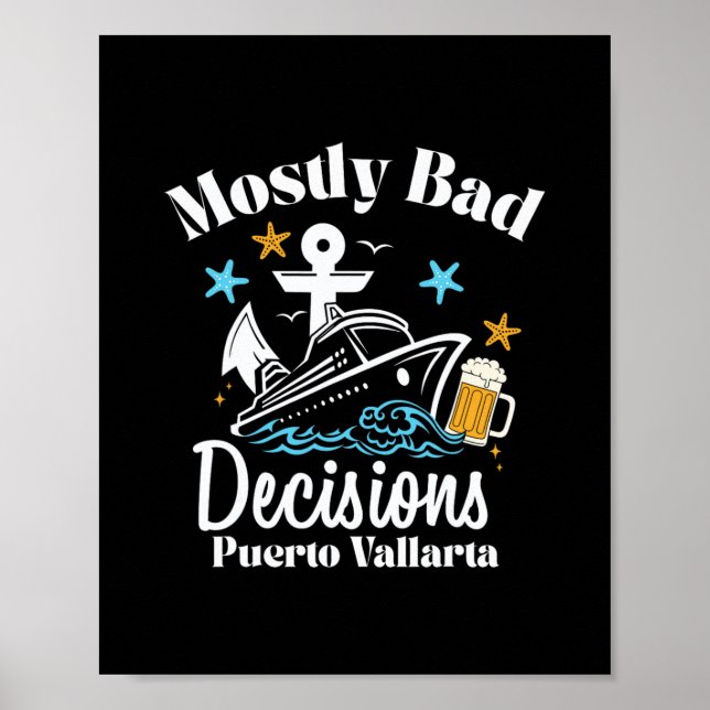 Poster Decisões Mostly D Puerto Vallarta Spring Break  (Frente)