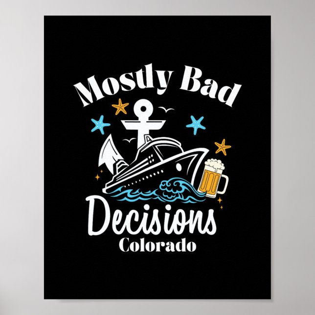 Poster Decisões Principalmente D Colorado Spring Break (Frente)
