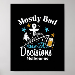 Poster Decisões Principalmente D Melbourne Spring Break