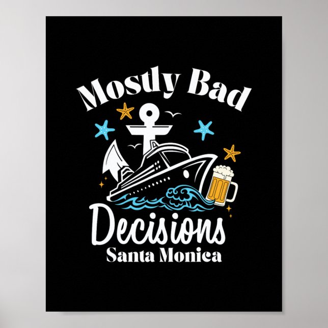 Poster Decisões Principalmente D Santa Monica Spring Brea (Frente)