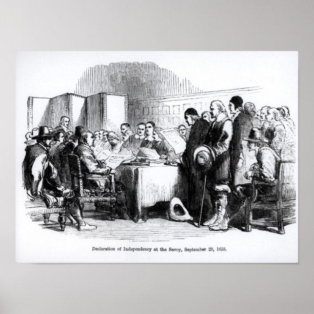 Póster Declaração da Independência (Frente)