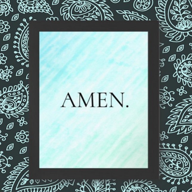 Poster Declaração de fé simplista e minimalista (Criador carregado)