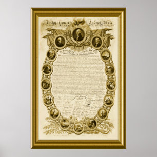 Póster Declaração de independência
