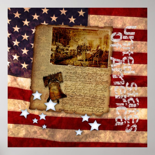 Poster Declaração de independência (Frente)