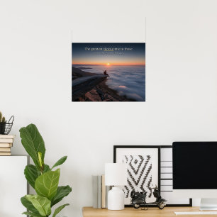 Poster Declaração Motivacional Inspiradora