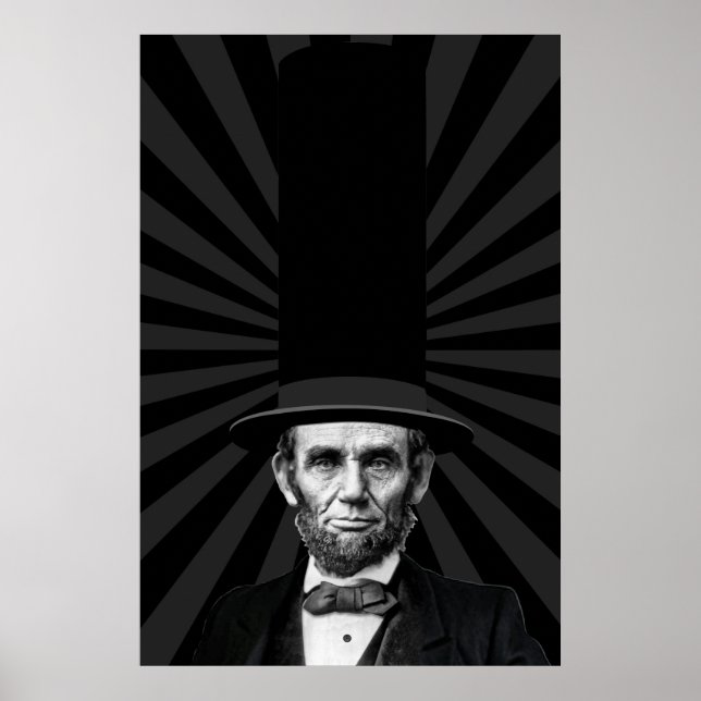 Poster Declaração Presidencial Abraham Lincoln (Frente)