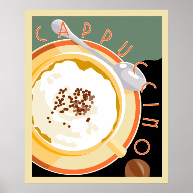 Póster Deco Cappuccino (Frente)