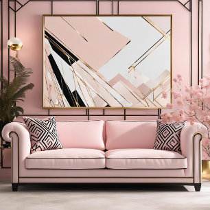 Poster Deco de Arte Contemporânea Inspirado não enquadrad