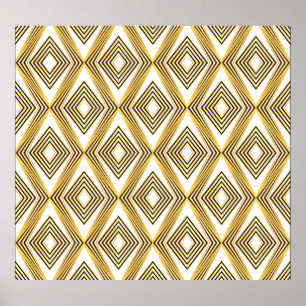 Poster Deco de Arte Geométrica de Fundo abstrato