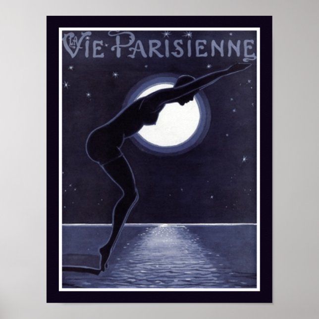 Poster Deco Vie Parisienne de 1920 (Frente)