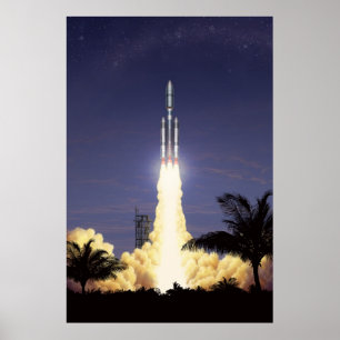 Póster Decolagem de Rocket