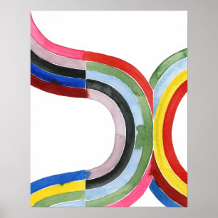 Poster Deconstructed Rainbow - Horizontal