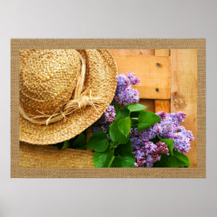 Poster Decor de Arte Doméstica - Série Straw Hat