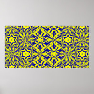 Poster Decor de Azulejo de parede 3D, mosaico de azulejo