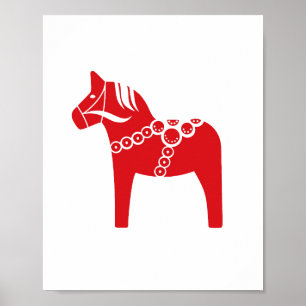 Poster Decor de Feriado de Natal escandinavo