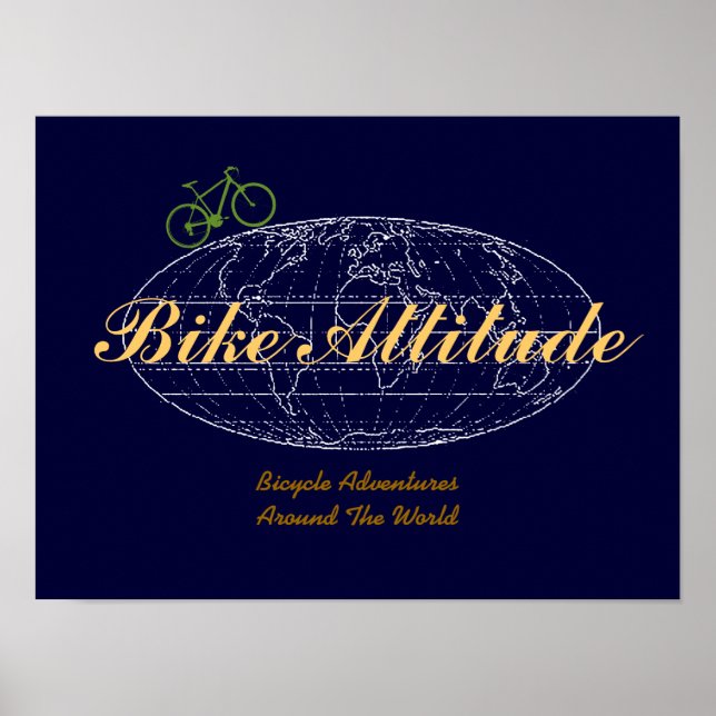 Poster decor de parede de bicicleta (Frente)