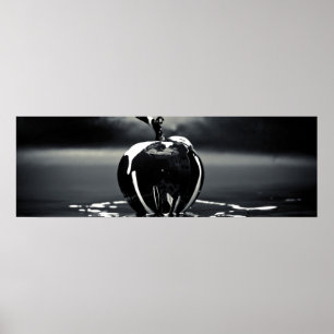 Poster Decor de Parede de Maçã Preta (Matte)