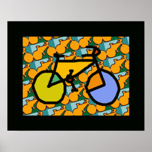 Póster decor de pop de motocicletas