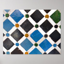 Poster Decor Mosaico Morrocano