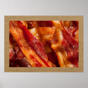 Póster Decoração da arte da casa e do negócio - bacon