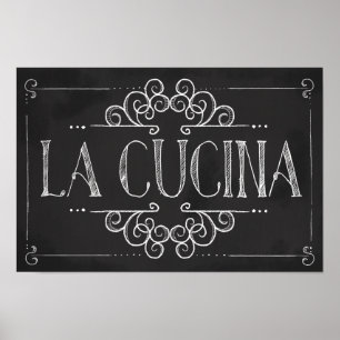 Póster Decoração da parede de Cucina do La