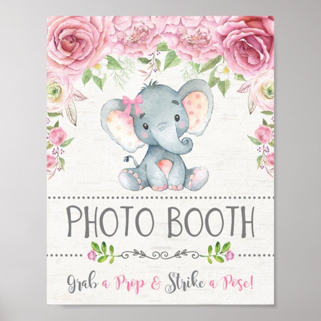 Poster Decoração de adereços para cabine de fotos com ele (Frente)