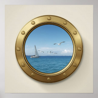 Poster Decoração de Cabine de Navio de Cruzeiro