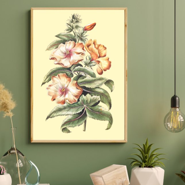 Poster decoração de casa de escritório de Hibisco Splendi (Criador carregado)