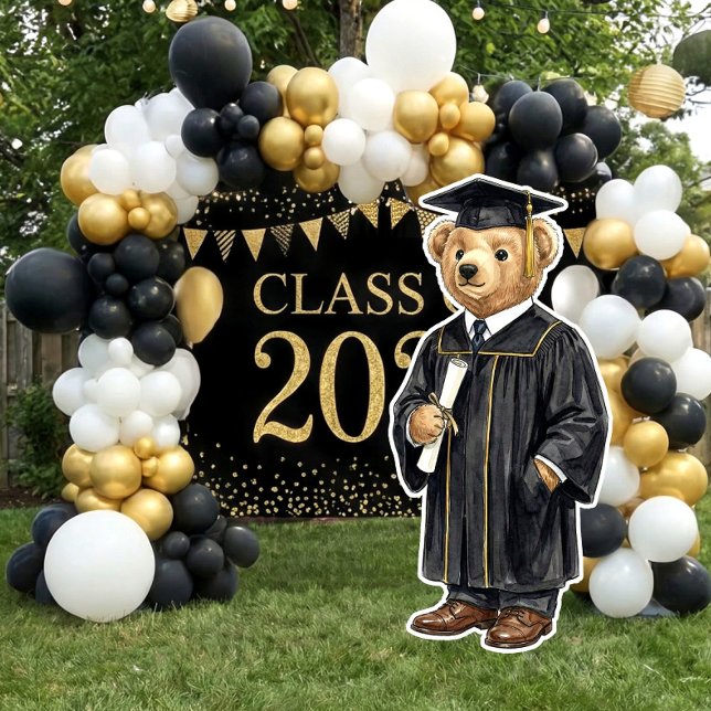 Poster Decoração de Festa de Formatura Imprimível Urso da (Criador carregado)