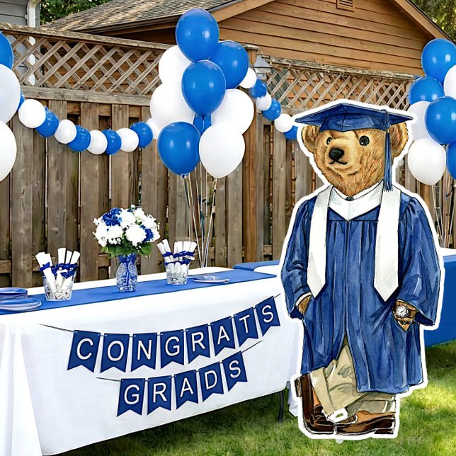 Poster Decoração de Festa de Formatura Imprimível Urso da (Criador carregado)