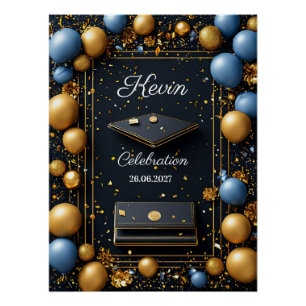 Póster 🎓 Decoração de Festa de Formatura Para Momentos d