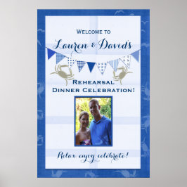 Póster Decoração de festas de marisco