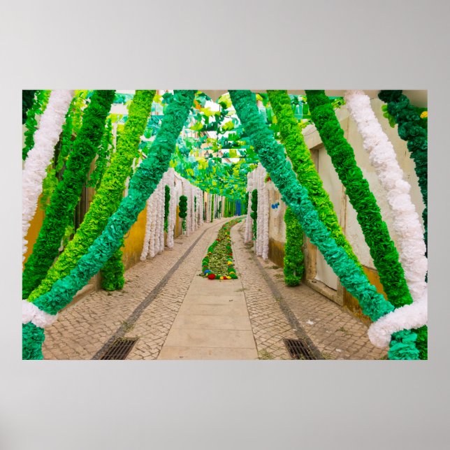 Póster Decoração De Garland Para Um Festival (Frente)