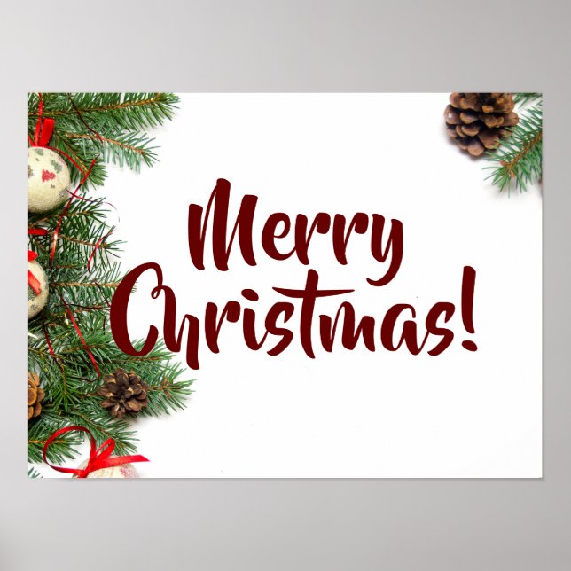 Poster decoração de Natal (Frente)