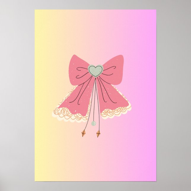 Poster Decoração de pôster fofo (Frente)