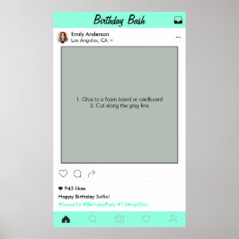 Poster Decoração de quadros de fotos de fotos de propósit