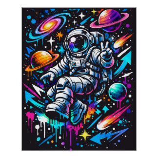 Póster Decoração de Quarto de Sonho Colorido