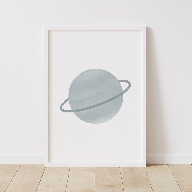 Poster Decoração de quarto infantil para tema de planeta  (Criador carregado)