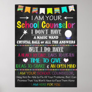 Poster Decoração do escritório do conselheiro da escol
