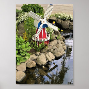 Poster Decoração do Jardim de Moinhos
