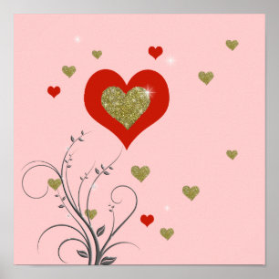 Póster decoração do quarto feminino