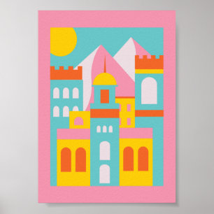 Poster Decoração do Quarto Infantil do Marrocos