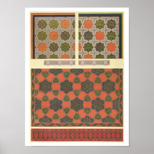 Poster Decoração do teto da casa de Beyt El-Tchel