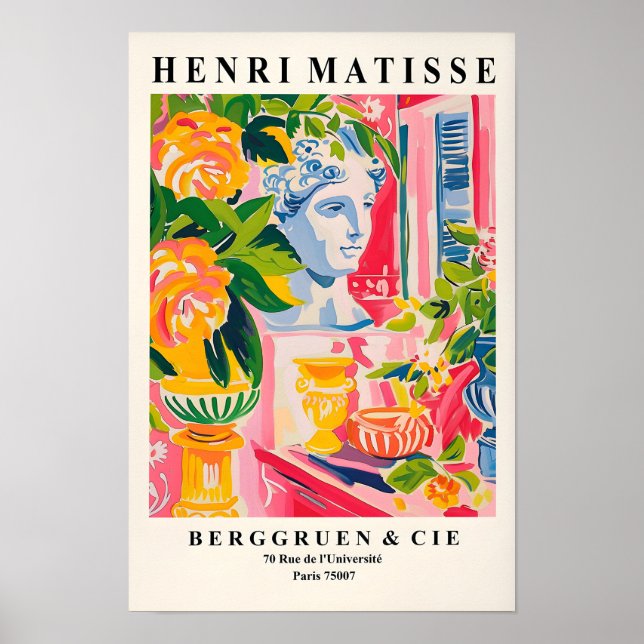 Poster Decoração Mitologia Grega, Arte de Matisse, Maxi R (Frente)
