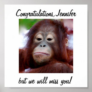 Póster Decorações personalizadas dos parabéns